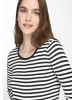 UTA RAASCH Pullover viscose in white/black