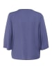 KAFFE curve Langarm-Bluse KCelse in Blue Indigo