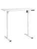 Beliani Höhenverstellbarer Schreibtisch TAVARES in Weiß - (W) 120 x (H) 75 x (L) 60 cm