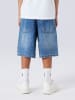 name it Bermuda Shorts Nkmben Skater Denim in medium blue denim