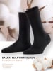 Cotton Prime® 10 Paar Socken Basicsocken ohne Gummibund, Komfortsocken in Schwarz