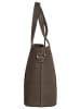 Cluty Handtasche echt Leder in grau