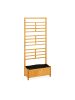 relaxdays Rankgitter mit Pflanzkasten - (B)71 x (H)171 x (T)31,5 cm
