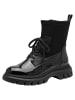 Marco Tozzi Stiefelette in BLACK PAT.COMB