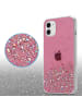 cadorabo Hülle für Apple iPhone 11 PRO MAX Glitter in Rosa mit Glitter