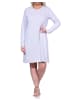 NORMANN Nachthemd Bigshirt langarm Streifen Ringel - 76247 in Grau