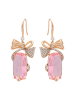 faina Women Dangle Earrings in Rose Gold Pink