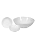 Seltmann Weiden 7er Set Salat-Set Rondo/Liane weiß in weiß