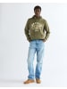 Wrangler Kapuzenpullover Americana in Olive Night