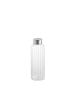 APS Trinkflasche EVERLINE  6,5 x 19,5 cm in transparent/silber