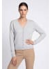 Usha Women Cardigan in light grey melange