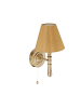 relaxdays Wandlampe in Messing