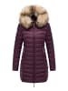 Marikoo Steppmantel Rose-Stepp in Aubergine