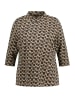 Ulla Popken Sweatshirt in cognac-sand