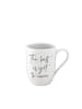 Villeroy & Boch Becher mit Henkel 'The Best is yet to Come' Statement 290 ml weiß in weiß