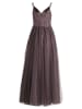 Vera Mont Abendkleid mit Stickerei in Mauve Graupe