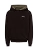 PEGADOR Kapuzenpullover Moolt in schwarz oliv - 0001