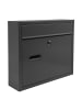 relaxdays Briefkasten in Anthrazit - (B)36 x (H)31 x (T)10 cm