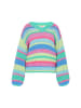 myMo Sweater in blue multicolor