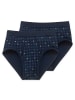Schiesser Slip 2er Pack in Marine