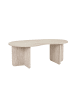 CALICOSY Couchtisch MOSS in Travertin - (W)110  x (H)40  x (L)60 cm