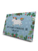 Mr. & Mrs. Panda Adventskalender Einhorn Happy mit Spruch in Eisblau