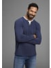 Man's World Rundhalsshirt in blau