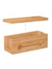 relaxdays Kabelbox in Natur - (B)34,5 x (H)14 x (T)14 cm