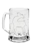 Mr. & Mrs. Panda Gravur Bierkrug Lama Stolz ohne Spruch in Transparent
