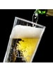 Mr. & Mrs. Panda Weizenbierglas Einhorn Happy mit Spruch in Transparent