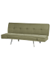 Beliani 3-Sitzer Sofa BRISTOL in Grün/Silber - (W) 180 x (H) 84 x (L) 93 cm