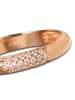 BALIA 333 Rosegold - 8 Karat Damen Ringe 3 reihig Zirkonia Fingerring 56 (17,8)