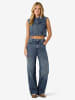 Noisy may Jeansweste in Medium Blue Denim