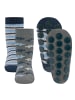 ewers 2er-Set Stoppersocken ABS 2er Pack Autos/Ringel in tinte-steingrau