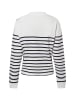 Marie Lund Sweatshirt in weiß marine