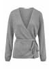 Hessnatur Strick Jacke in grau