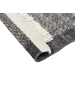 Beliani Kurzflor ATLANTI in Weiß/Schwarz - (W) 80 x (H) 1 x (L) 150 cm