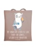 Mr. & Mrs. Panda Tote Bag Chauffeur Genussfahrt mit Spruch in Braun Pastell