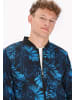 MO Men Jacket in blue multicolor