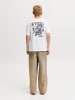 JACK & JONES Junior T-Shirt Baumwolle Jjboye in bright white