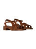 Oh! my Sandals Leder-Sandalen mit Absatz Braun