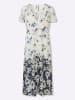 WITT WEIDEN Druck-Kleid in champagner-marine-bedruckt