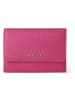 Lazarotti Bologna Leather XL Geldbörse mit Zip-Around Fach Leder 14 cm hot pink