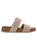 Tamaris WIDE FIT Pantolette in BEIGE SUEDE