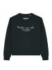 wat? Apparel Sweatshirt Früher war mehr Lametta in Schwarz