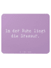 Mr. & Mrs. Panda Mouse Pad Spruch Reitlehrerin Ruhe mit Spruch in Lavendeltraum