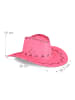 relaxdays Cowboyhut in Pink