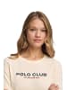 Polo Club Langarmshirt in Ecru