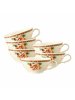 Seltmann Weiden 6er Set Teetassen Marieluise Weihnachtsnostalgie 130 ml creme in creme