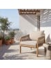 home24 Loungesessel Mori in Braun / Beige